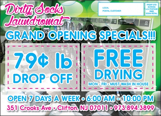 Photo by <br />
<b>Notice</b>:  Undefined index: user in <b>/home/www/activeuser/data/www/vaplace.com/core/views/default/photos.php</b> on line <b>128</b><br />
. Picture for Dirty Socks Laundromat in Clifton City, New Jersey, United States - Point of interest, Establishment, Laundry