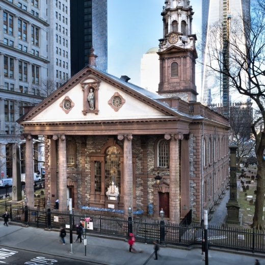 St. Paul's Chapel of Trinity Church Wall Street in New York City, New York, United States - #1 Photo of Point of interest, Establishment, Church, Place of worship, Cemetery