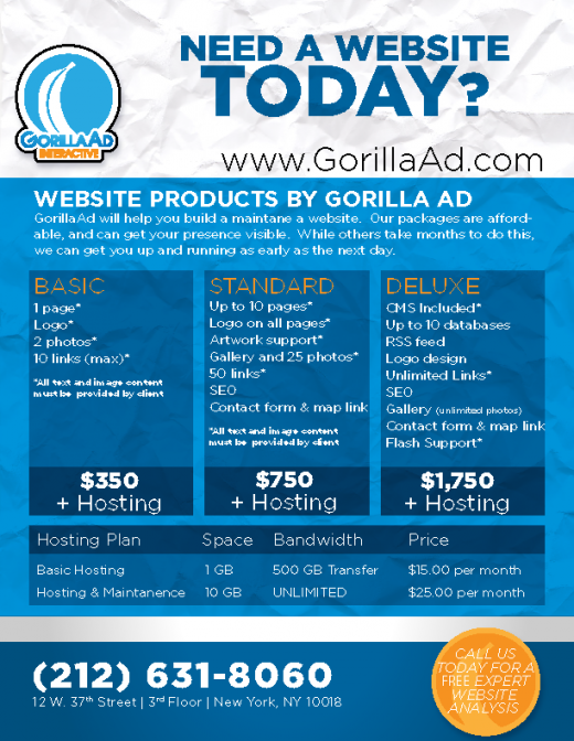 Photo by <br />
<b>Notice</b>:  Undefined index: user in <b>/home/www/activeuser/data/www/vaplace.com/core/views/default/photos.php</b> on line <b>128</b><br />
. Picture for GorillaAd Agency in New York City, New York, United States - Point of interest, Establishment