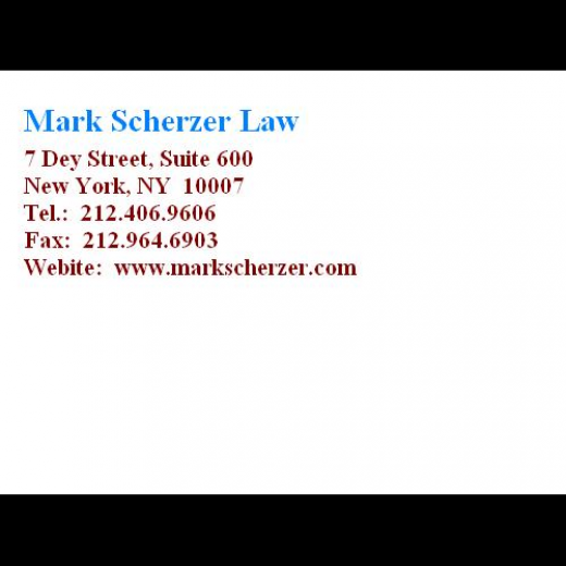 Law Office of Mark P. Scherzer in New York City, New York, United States - #4 Photo of Point of interest, Establishment, Lawyer