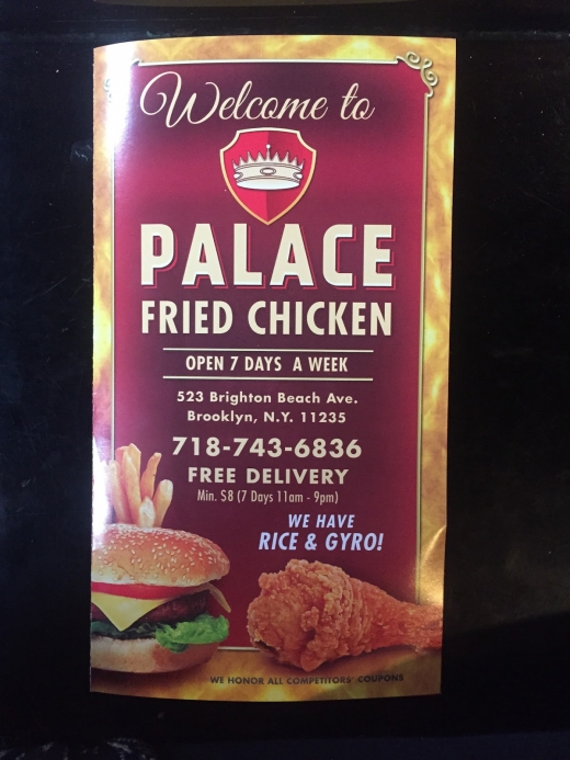 Photo by <br />
<b>Notice</b>:  Undefined index: user in <b>/home/www/activeuser/data/www/vaplace.com/core/views/default/photos.php</b> on line <b>128</b><br />
. Picture for Palace Fried Chicken in Kings County City, New York, United States - Restaurant, Food, Point of interest, Establishment