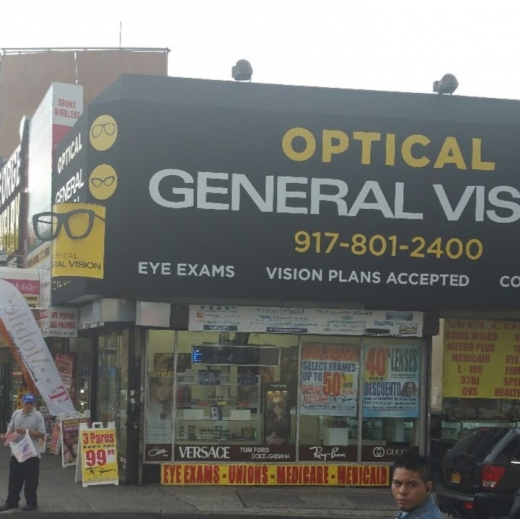 General Vision Services in Bronx City, New York, United States - #1 Photo of Point of interest, Establishment, Store, Health