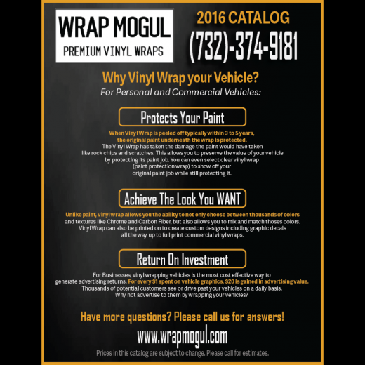 Wrap Mogul Premium Vinyl Wraps in Perth Amboy City, New Jersey, United States - #4 Photo of Point of interest, Establishment, Store, Car repair