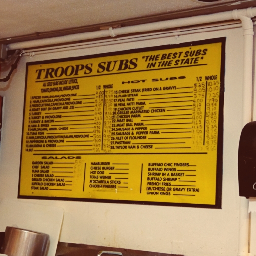 Troops Subs in Clifton City, New Jersey, United States - #2 Photo of Restaurant, Food, Point of interest, Establishment, Store, Meal takeaway