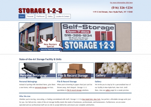 Storage 1-2-3 Inc in New Hyde Park City, New York, United States - #2 Photo of Point of interest, Establishment, Moving company, Storage