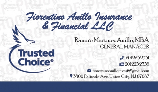 Fiorentino Anillo Corporation in Union City, New Jersey, United States - #4 Photo of Point of interest, Establishment, Finance, Accounting, Insurance agency