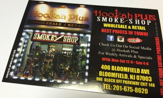 Hookah Plus in Bloomfield City, New Jersey, United States - #2 Photo of Point of interest, Establishment, Store