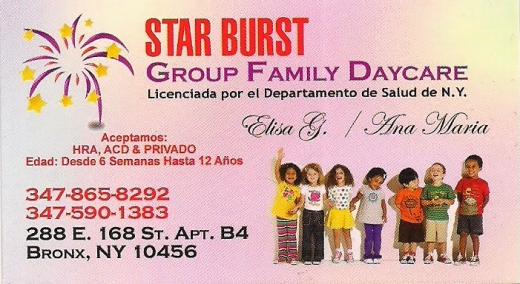 STAR BURST Group Family Daycare in Bronx City, New York, United States - #1 Photo of Point of interest, Establishment