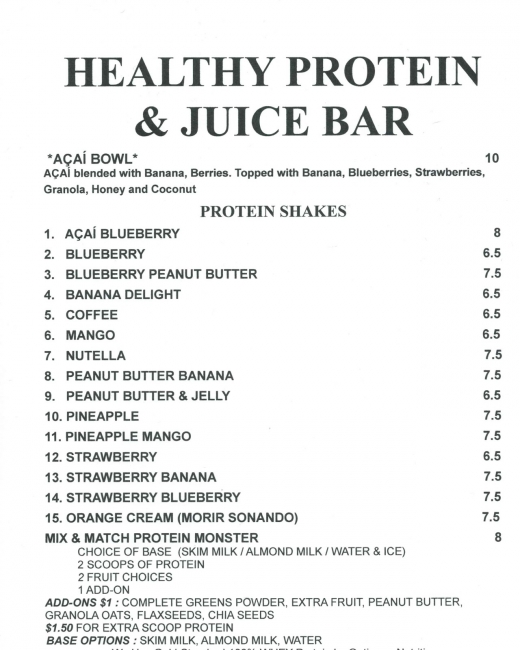 Healthy Protein Juice Bar in Elmhurst City, New York, United States - #3 Photo of Food, Point of interest, Establishment
