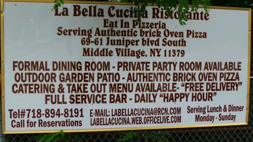 La Bella Cucina in Middle Village City, New York, United States - #2 Photo of Restaurant, Food, Point of interest, Establishment