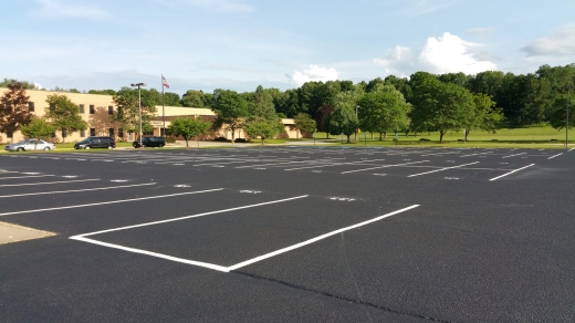 AT Line Striping LLC in Elmwood Park City, New Jersey, United States - #2 Photo of Point of interest, Establishment, General contractor, Parking