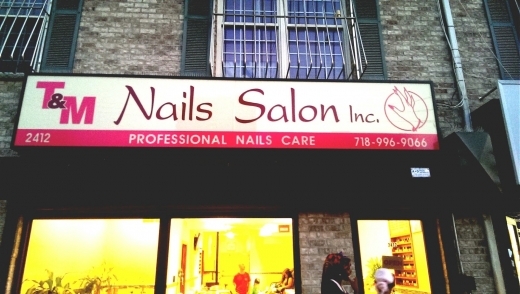 T&M Nails Salon Inc. in New York City, New York, United States - #1 Photo of Point of interest, Establishment, Beauty salon, Hair care