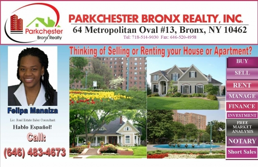Parkchester Bronx Realty in Bronx City, New York, United States - #2 Photo of Point of interest, Establishment, Finance, Real estate agency