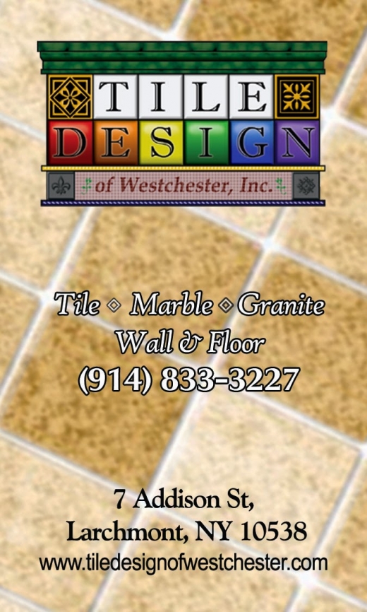 Tile Design of Westchester Inc. in Larchmont City, New York, United States - #2 Photo of Point of interest, Establishment, Store, Home goods store, General contractor