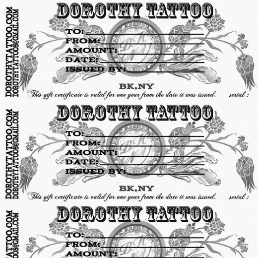 Tattoos by Dorothy Lyczek in New York City, New York, United States - #4 Photo of Point of interest, Establishment, Store
