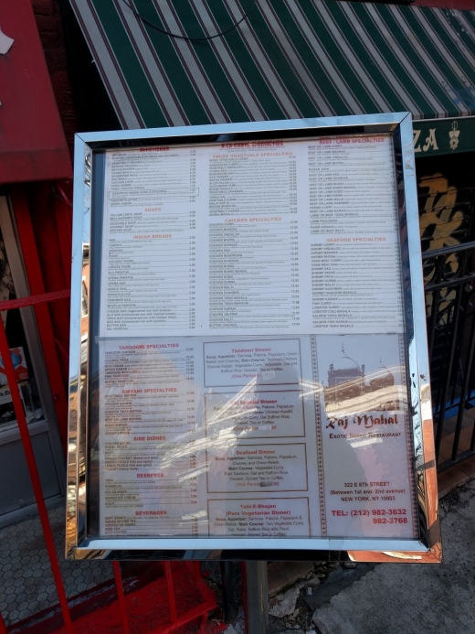 Raj Mahal in New York City, New York, United States - #2 Photo of Restaurant, Food, Point of interest, Establishment