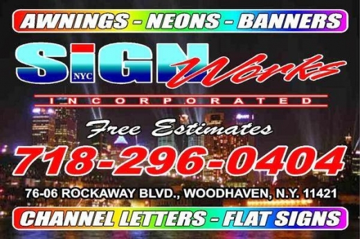 nyc sign works inc. in Woodhaven City, New York, United States - #1 Photo of Point of interest, Establishment, Store, Painter