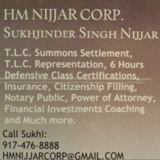 HM Nijjar Corporation in Queens City, New York, United States - #3 Photo of Point of interest, Establishment, Finance, Insurance agency