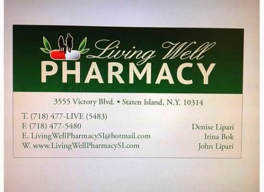 Living Well Pharmacy, Inc. in Staten Island City, New York, United States - #3 Photo of Point of interest, Establishment, Store, Health, Pharmacy