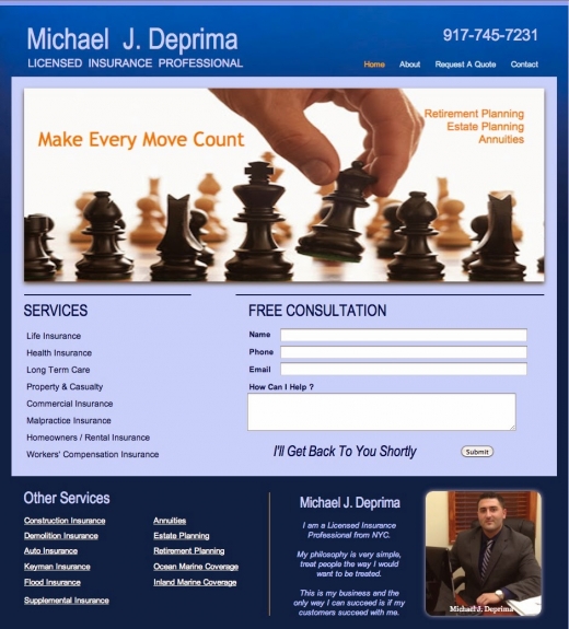 Michael Deprima Insurance in Richmond City, New York, United States - #1 Photo of Point of interest, Establishment