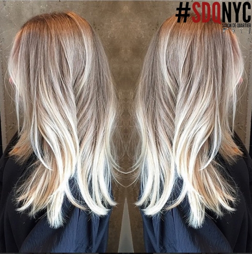 Salon De Quartier New York Hair Salon -SDQNYC Ombre balayage inoa Hairstyles in Brooklyn sandy hair in Brooklyn City, New York, United States - #4 Photo of Point of interest, Establishment, Store, Health, Clothing store, Beauty salon, Hair care
