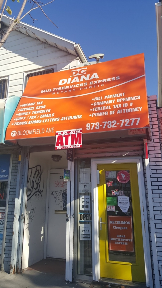 DIANA MULTISERVICES EXPRESS in Newark City, New Jersey, United States - #1 Photo of Point of interest, Establishment, Finance