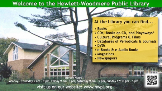 Photo by <br />
<b>Notice</b>:  Undefined index: user in <b>/home/www/activeuser/data/www/vaplace.com/core/views/default/photos.php</b> on line <b>128</b><br />
. Picture for Hewlett-Woodmere Public Library in Hewlett City, New York, United States - Point of interest, Establishment, Library