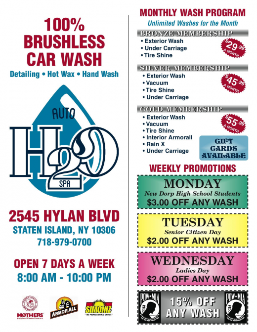 H2O Autospa in Richmond City, New York, United States - #2 Photo of Point of interest, Establishment, Car wash