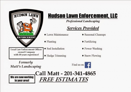 Photo by <br />
<b>Notice</b>:  Undefined index: user in <b>/home/www/activeuser/data/www/vaplace.com/core/views/default/photos.php</b> on line <b>128</b><br />
. Picture for Hudson Lawn Enforcement in Bayonne City, New Jersey, United States - Point of interest, Establishment, General contractor