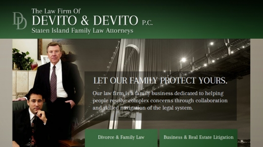 The Law Firm Of DeVito & DeVito P.C. in Staten Island City, New York, United States - #1 Photo of Point of interest, Establishment, Lawyer