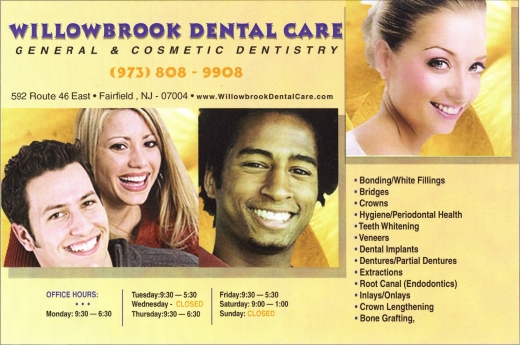 Willowbrook Dental Care, Dr. Yogen Patel D.D.S.,Dr. Sheila Patel D.M.D in Fairfield City, New Jersey, United States - #2 Photo of Point of interest, Establishment, Health, Dentist