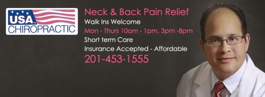 USA Chiropractic Neck & Back Pain Relief in West New York City, New Jersey, United States - #2 Photo of Point of interest, Establishment, Health, Doctor
