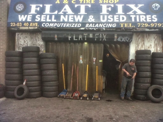 A & C Tire Shop Flat Fix in Queens City, New York, United States - #1 Photo of Point of interest, Establishment, Store, Car repair