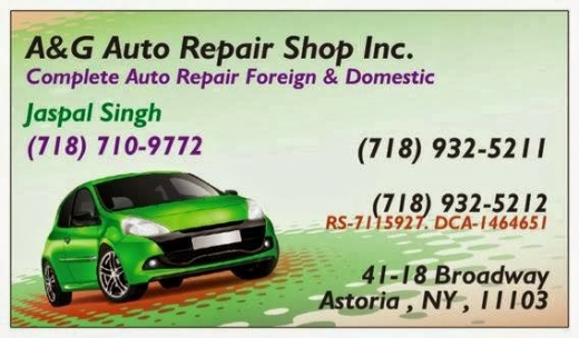 A&G Auto Repair Shop Inc. in Queens City, New York, United States - #1 Photo of Point of interest, Establishment, Car repair