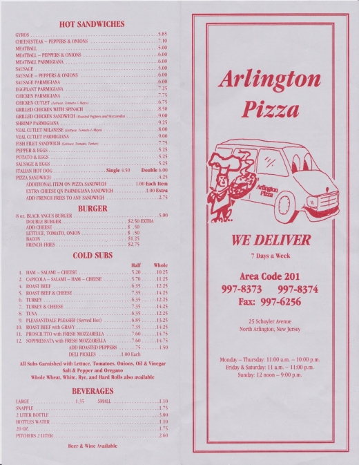 Photo by <br />
<b>Notice</b>:  Undefined index: user in <b>/home/www/activeuser/data/www/vaplace.com/core/views/default/photos.php</b> on line <b>128</b><br />
. Picture for Arlington Pizza in North Arlington City, New Jersey, United States - Restaurant, Food, Point of interest, Establishment