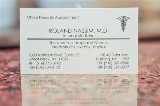 Nassim Roland MD in Queens City, New York, United States - #4 Photo of Point of interest, Establishment, Health, Hospital, Doctor
