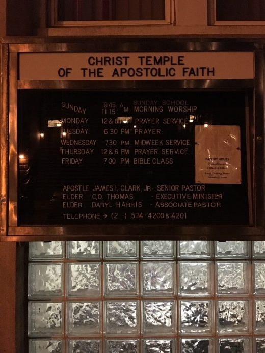 Christ Temple Church Inc in New York City, New York, United States - #1 Photo of Point of interest, Establishment, Church, Place of worship