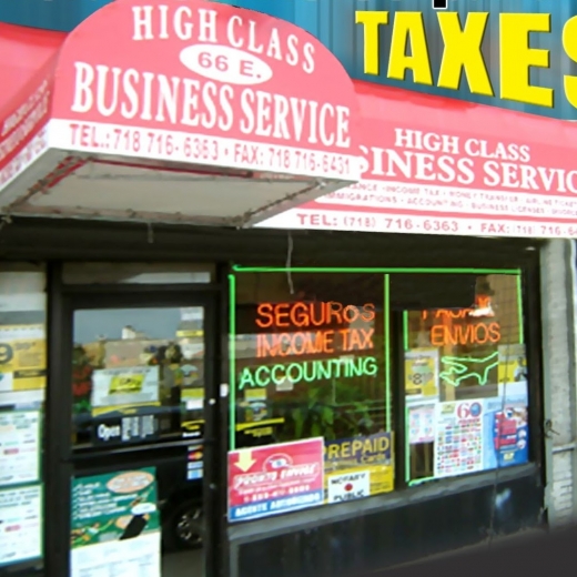 High Class Business Services Llc in Bronx City, New York, United States - #1 Photo of Point of interest, Establishment, Finance, Accounting, Insurance agency, Travel agency