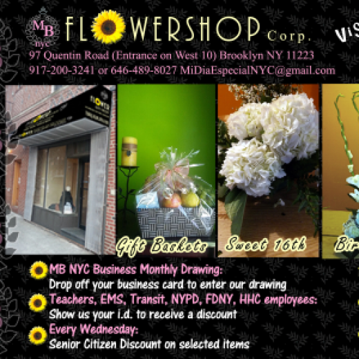 Photo by <br />
<b>Notice</b>:  Undefined index: user in <b>/home/www/activeuser/data/www/vaplace.com/core/views/default/photos.php</b> on line <b>128</b><br />
. Picture for Flowers MB NYC FLOWER SHOP in Kings County City, New York, United States - Point of interest, Establishment, Store, Florist