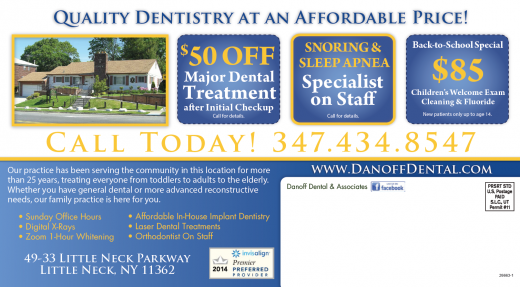 Photo by <br />
<b>Notice</b>:  Undefined index: user in <b>/home/www/activeuser/data/www/vaplace.com/core/views/default/photos.php</b> on line <b>128</b><br />
. Picture for Danoff Dental & Associates, LLP in Little Neck City, New York, United States - Point of interest, Establishment, Health, Doctor, Dentist