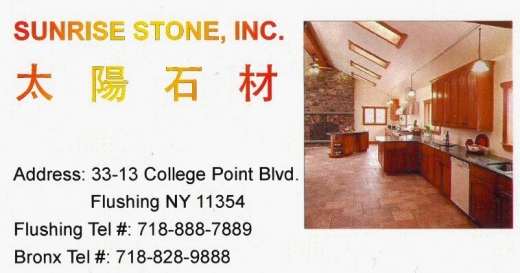 SUNRISE STONE - Countertops / Cabinets / Tiles in Queens City, New York, United States - #3 Photo of Point of interest, Establishment, Store, Home goods store, Furniture store