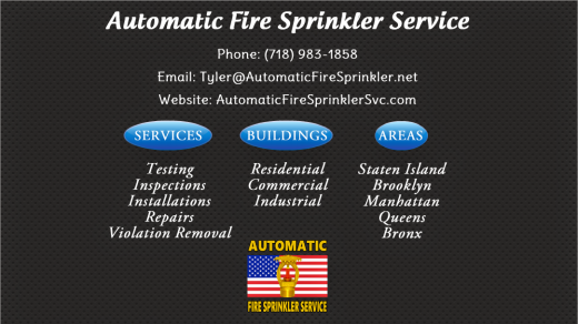 Photo by Automatic Fire Sprinkler Service for Automatic Fire Sprinkler Service