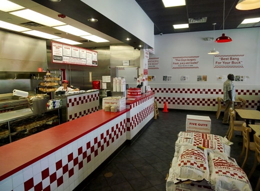Five Guys Burgers and Fries in North Bergen City, New Jersey, United States - #1 Photo of Restaurant, Food, Point of interest, Establishment, Meal takeaway