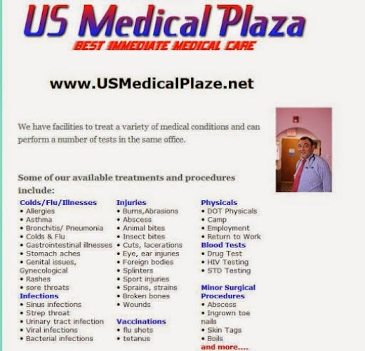 Photo by US MEDICAL PLAZA URGENT CARE for US MEDICAL PLAZA URGENT CARE
