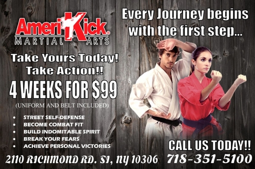AmeriKick Karate in Richmond City, New York, United States - #3 Photo of Point of interest, Establishment, Health, Gym