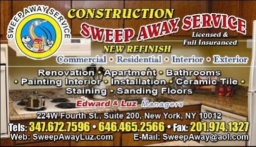 Sweepaway Services in New York City, New York, United States - #1 Photo of Point of interest, Establishment, General contractor